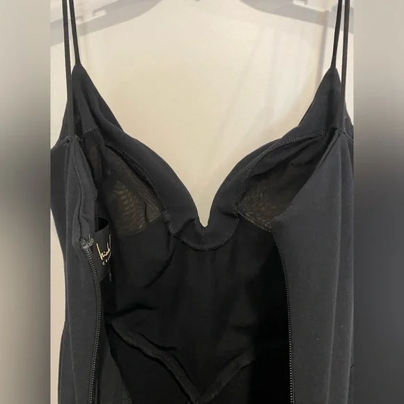 VTG 90s/Y2K Nicole Miller Sexy Black Evening Dress - Picture 13 of 13